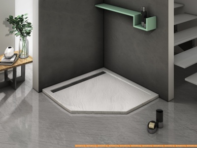 Душевой поддон WeltWasser TRP 100 Stone-WT 100x100 фотография