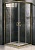 Душевой уголок GoodDoor JAZZE CR-100-C-G 100x100 стекла прозрачные (без поддона) картинка