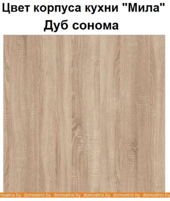 Кухня Интерлиния Мила 12x27 (красный-антрацит-кастилло темный) фотография