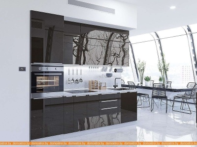 Кухня Vivat Mebel Фьюжн-03 (anthracite) фотография