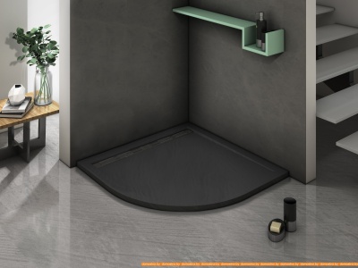 Душевой поддон WeltWasser TRR 100 Stone-BL 100x100 фотография