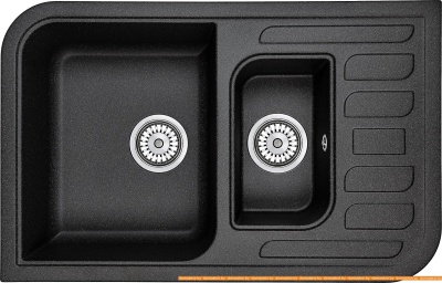 Кухонная мойка Granula 7803 (шварц) фотография