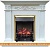 Комплект камина Smolcom Verona STD-ASP с RealFlame Fobos-S Lux BR (бьянко белый дуб) картинка