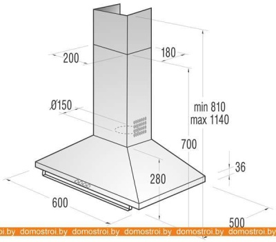 Вытяжка Gorenje DK63CLB фотография