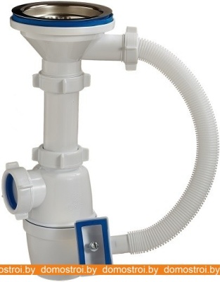 Сифон с переливом Орио А-4007 (3-1/2 х40) фотография