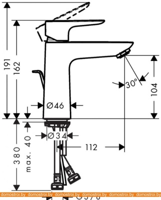 Смеситель Hansgrohe Talis E 71710670 фотография
