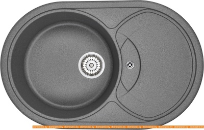 Кухонная мойка Granula 7801 (графит) фотография