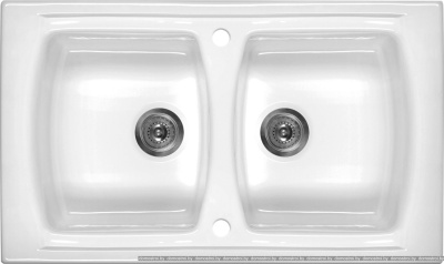 Кухонная мойка Deante Lusitano ZCL 620N (белый) фотография
