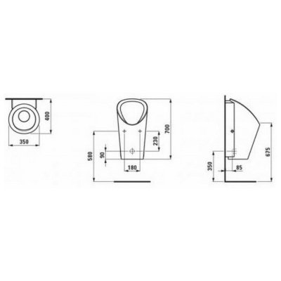 Писсуар Laufen Lema 8431950004001 фотография