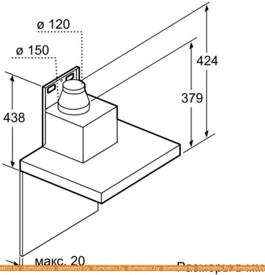 Вытяжка Bosch DWB67JP50 фотография