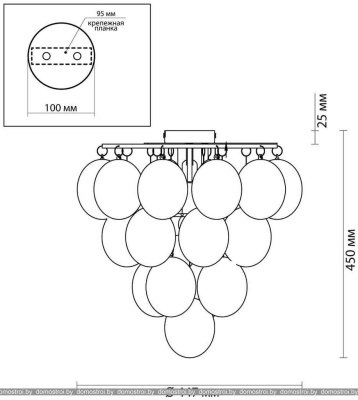 Люстра Odeon Light Grape 4812/6C фотография