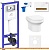Унитаз Lavinia Boho Relfix Grance Hill Rimless 7 в 1 87561047 (белый/дерево пластик) картинка